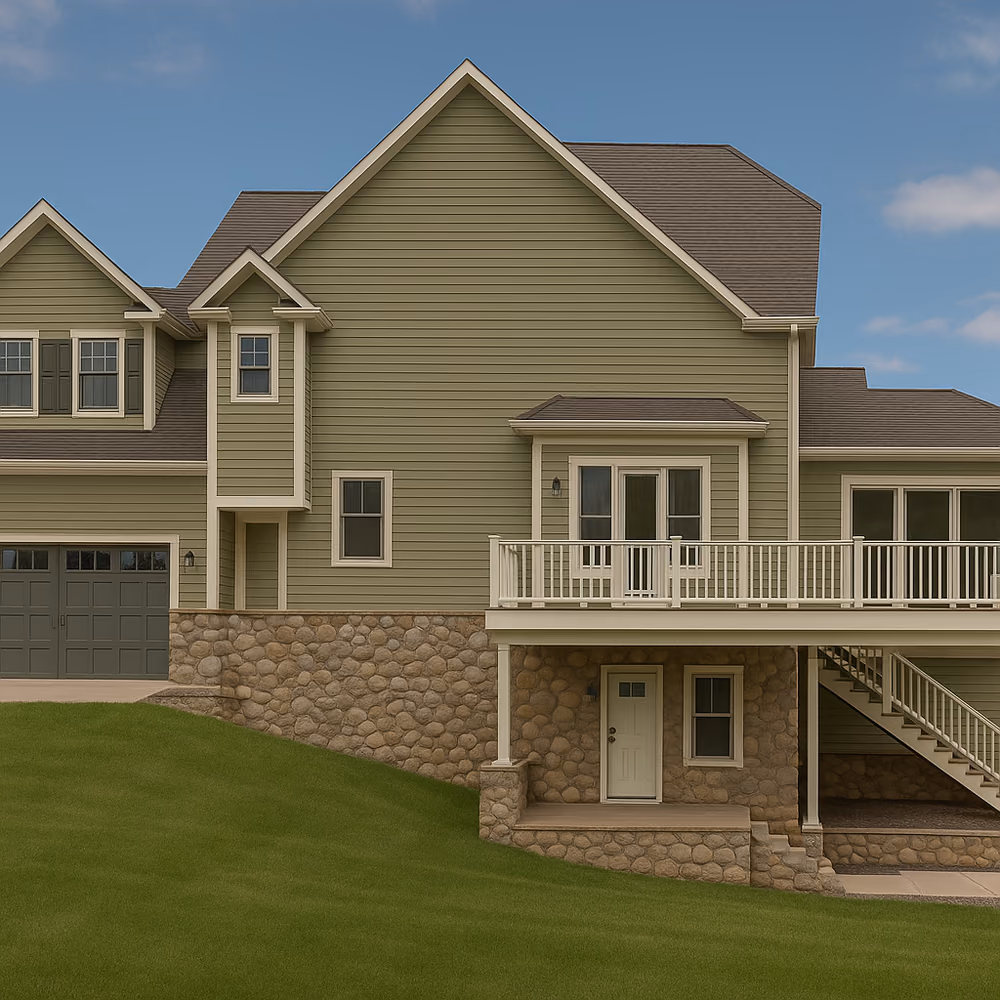 Three-dimensional design for a residential renovation and addition