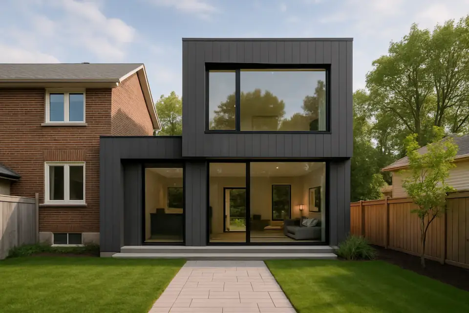 Modern residential addition designed for an Ontario home